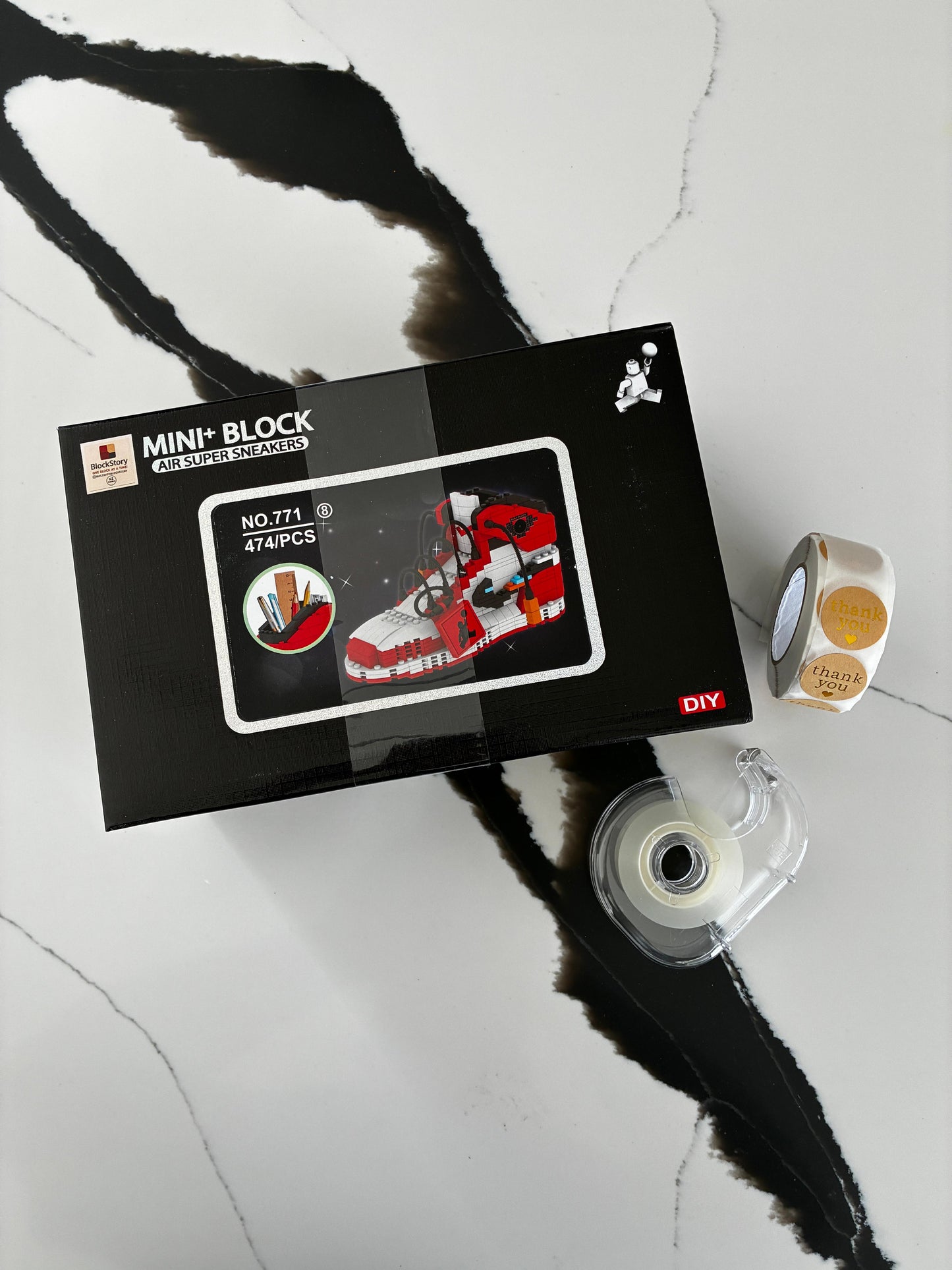 AJ Chicago Sneaker Collectible – Block Build Kit