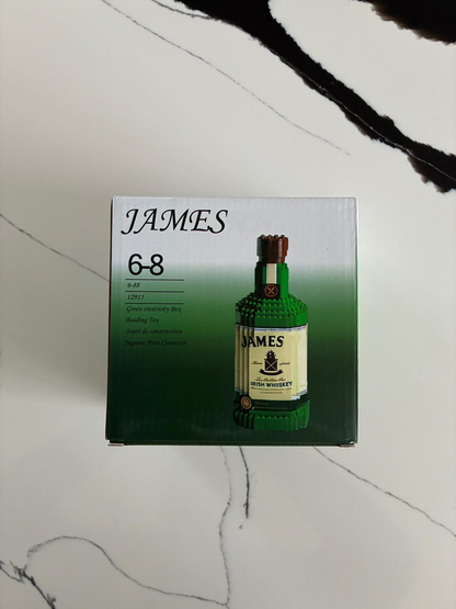 James Irish Whiskey Block Bottle