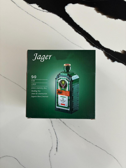 Jager Herbal Liqueur Block Bottle
