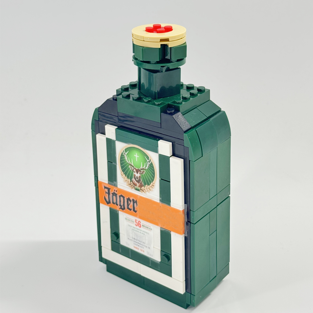 Jager Herbal Liqueur Block Bottle