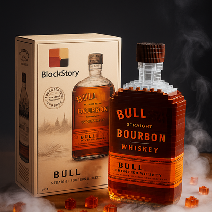 Bull Premium Bourbon Block Bottle
