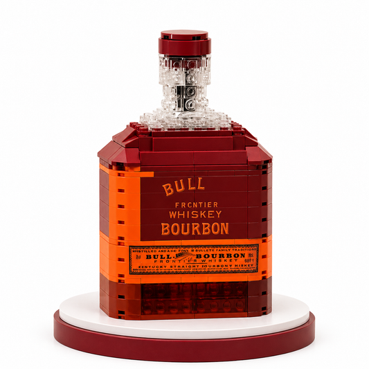 Bull Premium Bourbon Block Bottle