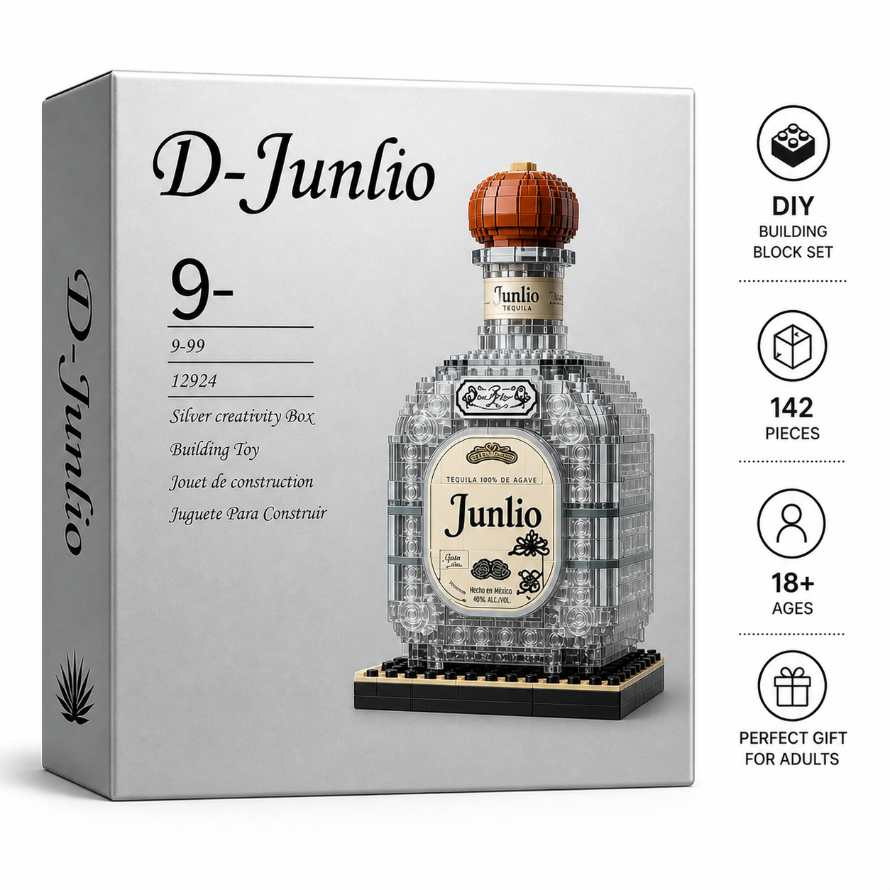 D-Julio Tequila Block Bottle