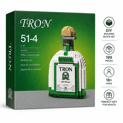 Tron Tequila Block Bottle