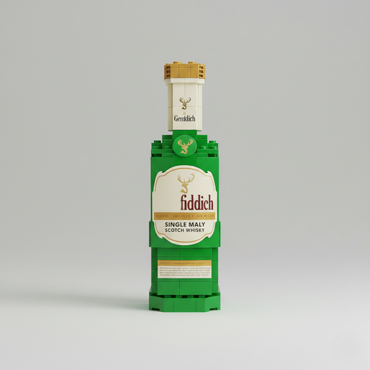 Fiddich Whisky Block Bottle