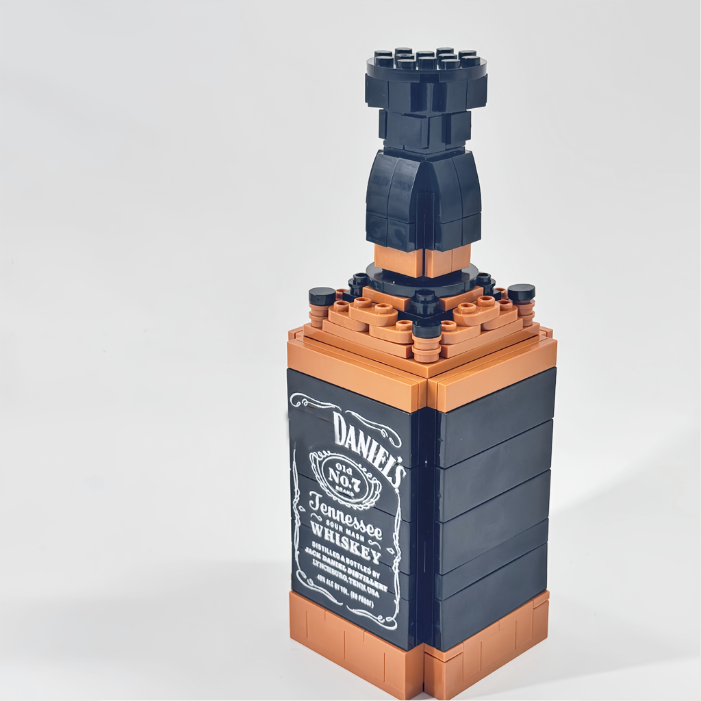 Daniel's Whiskey Block Bottle