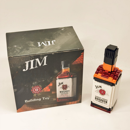 Jim Premium Bourbon Block Bottle