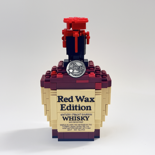 Mark Red Wax Edition Block Bottle