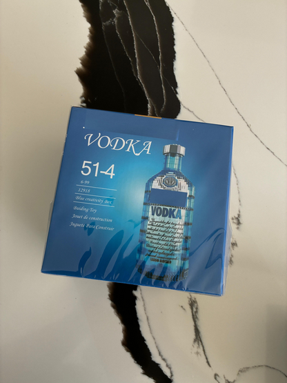 Abs Vodka Bottle Blue Frost Edition Block