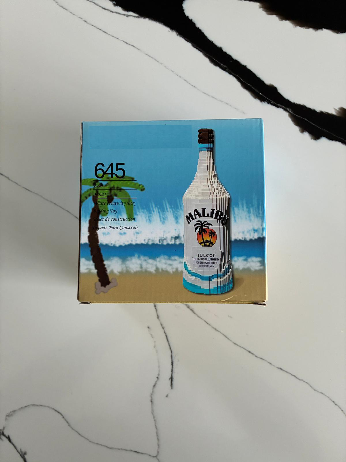 Tropical Mali Coconut Edition Block Rum Bottle